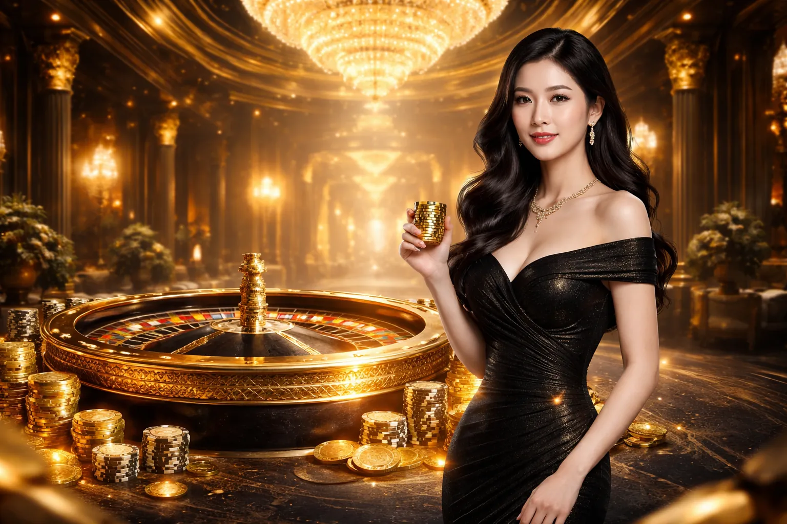 Bàn chơi Baccarat với dealer trực tuyến tại Nohu90