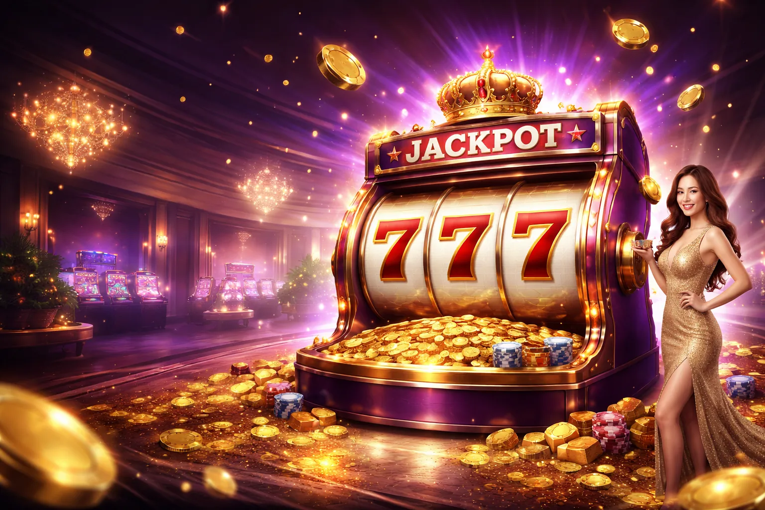 Trò chơi nổ hũ với biểu tượng Jackpot lớn tại Nohu90